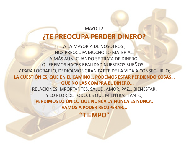 ¿Te preocupa perder dinero?